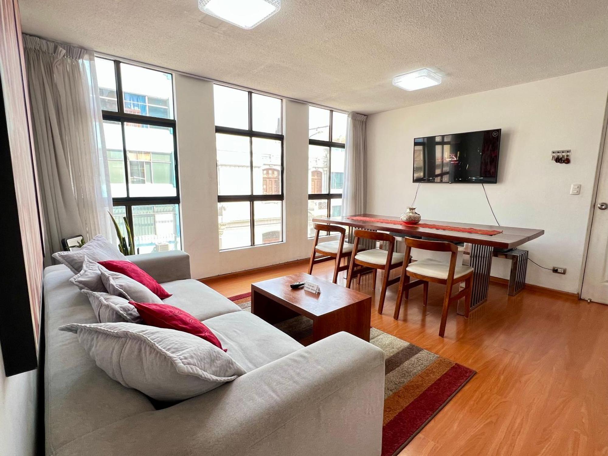 Exclusivo Dpto Moderno En El Corazon De Lima Con Wifi Ultra Rapido Appartement Buitenkant foto